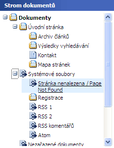 Strom dokumentů