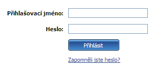 Přihlášení do systému